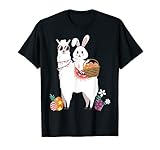 Llama Hase Osterei Lustiges Witziges Ostern Geschenk Shirt T-S