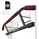 Sportstech Klimmzugstange Türrahmen für Sport & Fitness zuhause | Perfekte Kraftstation für Ihr Home Gym - ohne Schrauben | Pull up Bar + Mobile Halterung | Heimtrainer klappbar | Türreck KS550