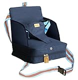 roba Boostersitz, mobiler aufblasbarer Kindersitz mit erhöhten Seitenteilen, flexible Sitzerhöhung für zuhause und unterweg