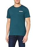 True Religion Herren SMALL Arch Logo Short Sleeve Crew Neck Tee T-Shirt, Blau (Ink Blue), L