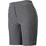 EP Pro Golf Damen Melange Tech Tab Hem Detail Short Kurz, Mineral, 2