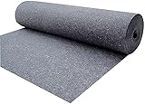 Alfa Teichvlies 500 g/m² Schutzvlies 1m x 50m (50m²) - zum Schutz der Teichfolie vor Beschädigungen, Schutzvlies für Ihren Poolb