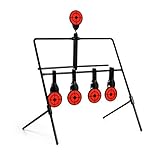 GUGULUZA Zurücksetzen Ziel Shooting Target Zielscheibe Metall Ziel für Air Gun Luftgewehr Gewehr Training (Target-A1)