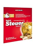 Lexware QuickSteuer Deluxe 2021 für das Steuerjahr 2020|Einfache und schnelle Steuer-Software für die private und gewerbliche Steuererklärung|Deluxe|1|1 Jahr|PC|D