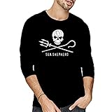 T-Shirt Herren Rundhals Slim Fit Persönlichkeit Bedrucken Langarmshirt Herren Frühling Herbst Mode Lassig Base Shirt Herren Dünn Und Leicht Komfortabel Pullover Herren RT-06 XL