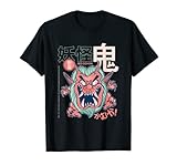 Japanischer Teufel Maske Yokai Oni T-S