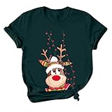 Weihnachten Herbst Klamotten Damen Weihnachtspullover Harry Potter Damen Damen t-Shirt asymmetrisches Oberteil Damen tie dye Sweatshirt Damen Hemd elegant Frauen Pullover sexy schöne Pullover D