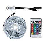 ZHUFENG Smart Bluetooth LED Streifen Lichter, RGB 5050 LED Band Lichter Farbwechsel Musik Sync Lichter, 12V Band Band Diode Led-leuchten für Home Schlafzimmer Küche TV Party Dek