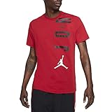 Nike CZ8402-687 M J JDN AIR Stretch SS Crew T-Shirt Mens Gym red/Black/White M