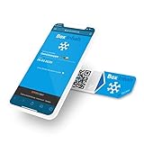QR Code Aufkleber Aufkleber für Inhalte von Frischhaltedosen, Tupperware, Kühlschränke, Inhalt und Verfallsdatum per Smartphone App speichern und abrufen, per QR-Code, Smart Home (S, 9 Sticker)
