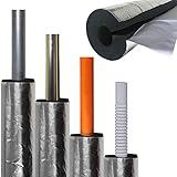 0.95m Selbstklebend Rohrisolierung, Frostschutz-Rohrschale Alukaschiert ID 25-219mm, Heizungsrohr Isolierung Frostschutz/Flammhemmend, 1 Stüc (ID : 219mm/8.62in)