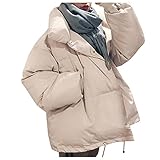 GFGHH Damen Winter Jacken Lang Warm Daunenmantel mit Kapuze Verdickt Übergangsjacke Maxi Parka Jacke Kunstpelz Langarm Steppjacke Outwear Stilvoll Leichte Steppjacke Damen Daunenjacke Damen Steppjack