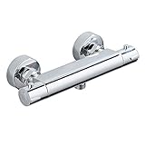 Gpoty Duschthermostat,Duschthermostat Duscharmatur,Thermostat Brausebatterie,Brausethermostat Chrom,Thermostat 38 ° C,C
