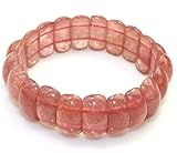 Feng Shui Strawberry Crystal Reichtum Armband Authentische Edelstein Heilung Chakra Kristall Reiki Amulett Glück Reichtum Ward Off Böse Spirituosen Armband Inspirational Geschenk für Frauen ,13