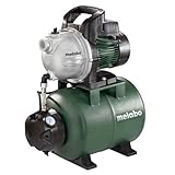 Metabo Hauswasserwerk HWW 3300/25 G (600968000) Karton, Nennaufnahmeleistung: 900 W, Max. Fördermenge: 3300 l/h, Max. Förderhöhe: 45