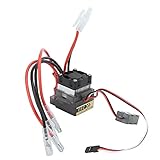 RC 360A Brushed ESC, Brushed Elektronischer Fahrtenregler ESC Lange Lebensdauer mit leistungsstarkem Lüfter für 1:10 Tourenwagen für Short Course Truck