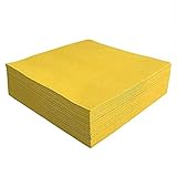 Nicebags Farbige, dicke Servietten, hochwertige, staubfreie Papiermund-Tischsets, 50 Stück, Größe: 40 x 40