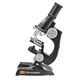 ZJN-JN Mikroskop Mikroskop Kit Lab LED 100X-400X-1200X Home School Wissenschaft pädagogische Spielzeug-Geschenk Raffiniertes biologisches Mikroskop Compatible w