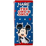 alles-meine.de GmbH Gurtschoner / Gurtpolster - Disney - Mickey Mouse - inkl. Name - Autositz + Kinderwagen - Sicherheitsgurtpolster - Gurtschutz - für Sicherheitsgurt als G