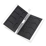 SIM Micro SIM Box Geschenk - TOOGOO(R) 15 in1 Aluminum SIM Micro SIM Speicherkarte Karten Tasche Huelle Etui Halter Metall Schutz Case Box Geschenk