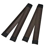 Pretop 2er Pack Mädchen Damen Hair Styling Tool Donut Hair Bun Maker [Dunkelbraun] French Twist Haar Brötchen Styling Braid Halter Werkzeug (Perfekt für lange und dicke Haare)