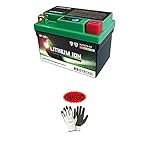 KOMPATIBEL MIT GILERA Runner VX SC/Race/ST 4T (46100/M46301) 125 2005-2007 SPEZIELLE Lithium-Batterie SKYRICH BATTERIEN FÜR Motorrad-Roller 113X70X85-LIGHT WIEDERAUFLADBAR 12V 28.8WH 144