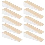 haggiy Hartholzkeile - Unterlegkeile aus Buche natur (LxBxH) 80 x 25 x 20 mm (50 Stk.)