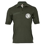 Copytec Tactical Poloshirt Alfa - Parachutistes Fallschirmjäger Légion étrangère Fremdenlegion Abzeichen #19060, Größe:L, Farbe:O