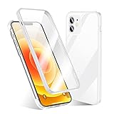 Urcover 360 Grad Hülle kompatibel mit Apple iPhone 13 Mini I Original berühmt durch Galileo I Kameraschutz I TPU Rahmen + Glasschutzfolie I Rundum geschützt I Schutzhülle Weiß