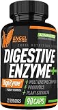 Digestive Enzyme Plus Kapseln | Enzym-Komplex Verdauungsenzyme DigZyme + Probiotka, Ingwer, Kurkuma & F
