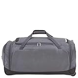 travelite Trolley Reisetasche Größe L, Gepäck Serie CROSSLITE: Robuste Weichgepäck Reisetasche mit Rollen im Business Look, 089501-04, 79 cm, 117 Liter,