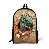 YUIOP Rucksack Junge Dinosaurier Druck Schultasche 3D Tier Rucksack Rucksack