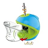 KEYROAD Bleistiftspitzer Elektrischer Anspitzer Spitzmaschine mit Dose Spitzer Elektrisch/ 1 Stück/und Batteriebetrieben/für Kindergarten Vorschule und S