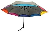 KEVIN WEST® New York Regenschirm Umbrella, Windproof, öffnet automatisch auf Knopfdruck, 30 cm lang und nur 362 Gramm leicht G