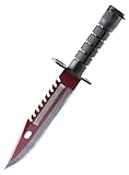 ariknives - Bajonett Knife Counter Skin Knife CS GO Strike Messe Jagdmesser taktisches Überlebens Camping Werkzeug Bayonet (Autotronic)