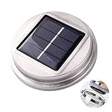 Solarpanel für Laterne, Solar Mason Jar Licht mit 30 LED Wasserdichte Solarleuchten, Solar Gartenleuchten für Innen Außen Garten Zaun Party Tischdekoration (Warmweiß)