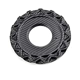 JIAYIN Toto Department Store 4 stücke 153mm Radmitte Hub Cap Ring Platte Waffel 14 09.24.038 Fit for Auto Felgen Abdeckung Abs Kohlefaser Styly. (Color : Carbon Fibre)