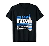 Ouzo Superkraft Spruch Griechenland Gin Griechisch Greece T-S