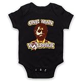 My Icon Art & Clothing Hangover Alan One Man Wolfpack Comedy Film Babystrampler, Schwarz, 0-3 M