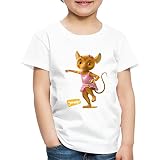 Spreadshirt JoNaLu Mäusemädchen Naya Kinder Premium T-Shirt, 110-116, Weiß
