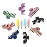 8pcs Große Haarklammer, BetterJonny rutschfeste große Kiefer Clips Haar krallen Klammern mit 4 Stück Haarspangen für Frauen und M