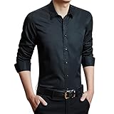 Hemd Herren Business Casual Mode Slim Fit Herren Langarm Hochzeit Bankett Host Party Arbeit Frühling Und Herbst Boutique Herren S