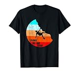 Vintage Living On The Edge Bergsteiger Klettern Bouldering T-S