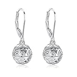 AOAVOV 925 Sterling Silberohrringe Schmuck ohrringe Damen ohrringe Silber hypoallergen kreisförmige Silber Ohrringe exquisite Anhänger Damen Mutter Valentinstag Geschenke Usw