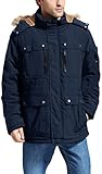 Yozai Warme Wintermäntel für Herren Winterjacke Snowboardjacke Schnee Wasserdicht Skijacke Mountain Hooded Parka, Dream Blue, XX-Larg