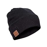 AHNUNVA Bluetooth, CostumesMusic Hat Thicken Plus Velvet Wireless Call Warm Strickmü