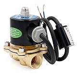 Heschen Messing Elektrisches Magnetventil, 2W-160–15J, 1/2 Zoll, AC220V, Direct Action Wasser Air Gas Normalerweise geschlossen Ersatz-V