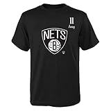 Outerstuff Distressed Player T-Shirt Brooklyn Nets Kyrie Irving Black M