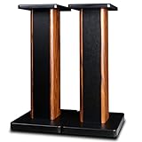 ZAQI boxenständer Lautsprecher ständer Kurze/Extra hohe Basis,Heimbüro im Freien Innen,Erhöht Tragbar stehend Universal Heavy Duty Monitore Subwoofer Surround-Sound-Halterung (Size : Height 90cm/36)