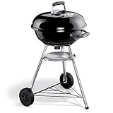 Weber 21553 Compact Kettle Grill, 47cm, schw